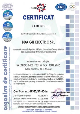 certificat ISO