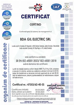 certificat ISO